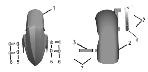 GP-50 Prednji blatobran